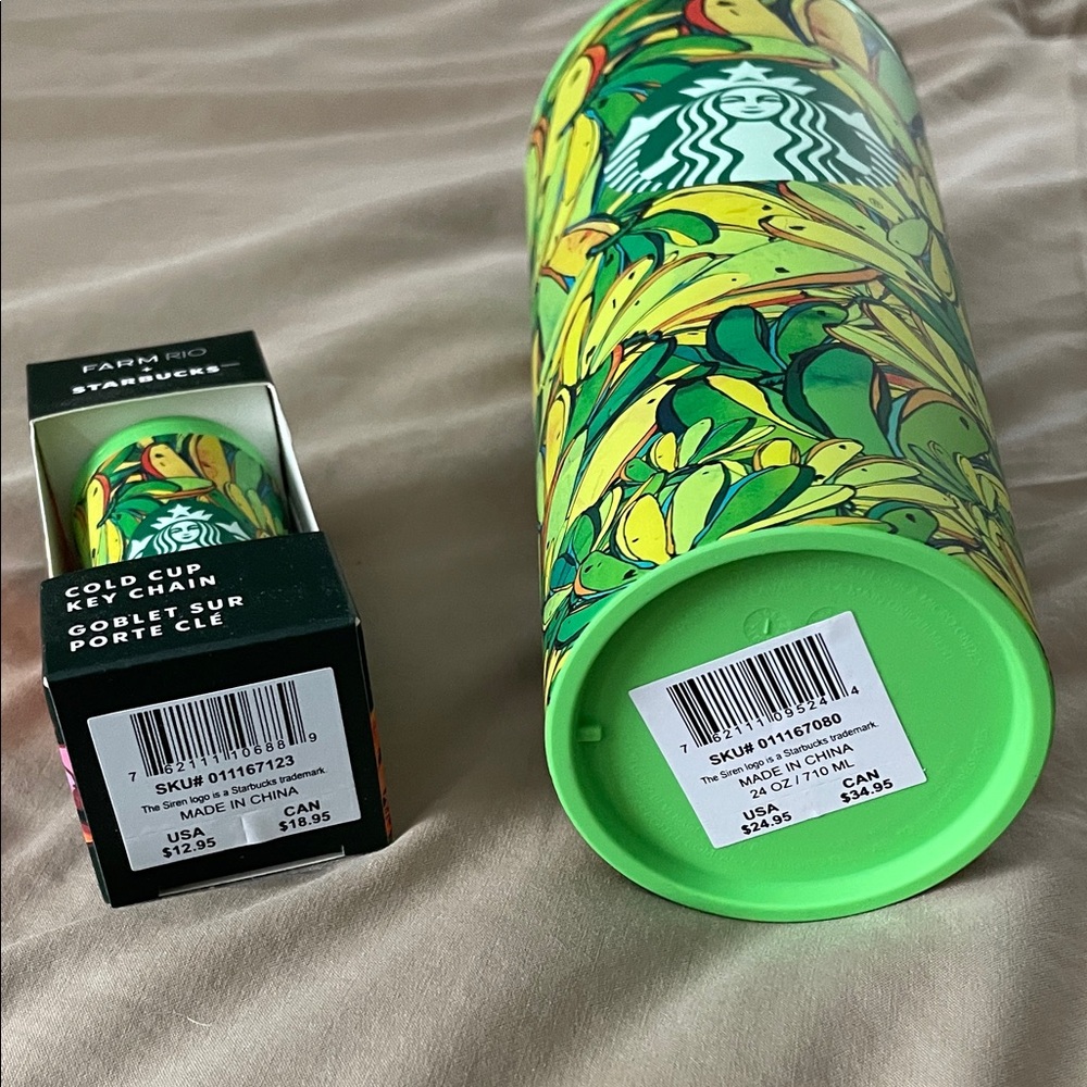 Starbucks Vibrant Green Banana Leaf Tumbler - Picture 2 of 3